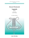 LEGENDE OP.17 FOR VIOLIN AND PIANO SAENGER, GUSTAV, REV.