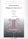 HUNGARIAN DANCES NO.5 FOR VIOLIN AND PIANO PERLMAN, G., ED