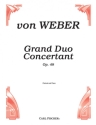 Carl Maria von Weber Grand Duo Concertant Klarinette und Klavier Stimmensatz
