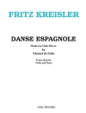 Manuel de Falla Danse Espagnole Violine und Klavier Stimmensatz