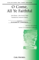 John Wade O Come, All Ye Faithful Chor und Keyboard Chorpartitur