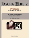 Sergei Rachmaninoff Prelude Violine und Klavier