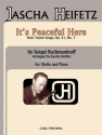 Sergei Rachmaninoff It's Peaceful Here Violine und Klavier