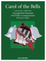 Mykola Leontovich, Peter Wilhousky Carol of the Bells Fagott und Klavier Partitur und Stimmen
