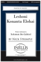 Nick Strimple, Leshoni Konanta Elohai SATB Choral Score