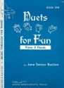 Duets for Fun vol.1 for piano 4 hands music through the piano