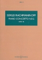 Konzert c-Moll Nr.2 op.18 fr Klavier und Orchester Studienpartitur