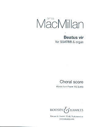 Beatus Vir fr gemischter Chor (SSATBB) und Orgel Chorpartitur