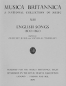 ENGLISH SONGS 1800-1860 MUSICA BRITANNICA 43 BUSH, GEOFFREY, ED.