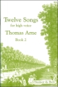 12 Songs vol.2 for high voice