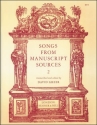 SONGS FROM MANUSCRIPT SOURCES VOL.2 GREER, DAVID, ED THE ENGLISH LUTE SONGS