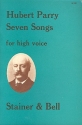 7 Songs for high voice and piano