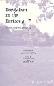 Invitation to the Partsong vol.7 Glees and Madrigals for 3-4part male voices (AT Bar B)  score (en)