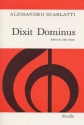 Dixit Dominus psalm 109 (110) for mixed chorus and orchestra vocal score (la)