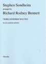 3 Sondheim Waltzes for alto saxophone and piano Bennett, Richard Rodney, Bearb.