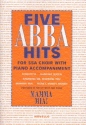 5 ABBA Hits for female chorus (SSA) with piano, score