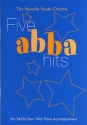 5 ABBA Hits for mixed chorus and piano,  score
