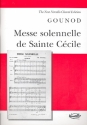 Messe solennelle St Cecilia for soli, chorus and orchestra vocal score