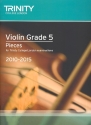 Pieces 2010-2015 Grade 5 for violin and piano