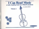 I can read Music vol.2 A note reading book for violin students