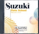 Suzuki Flute School vols.1-2  flute and piano accompaniment CD, revised version