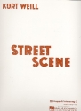 Street Scene  vocal score