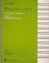 Standard Wirebound Manuscript Paper  Green Cover