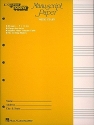 Manuscript Paper Wide Staff 'E-Z Play Today'  Buch