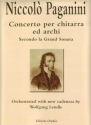 Niccolo Paganini Concerto Per Chitarra Ed Archi Gitarre