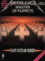 METALLICA: MASTER OF PUPPETS EASY GUITAR WITH RIFFS