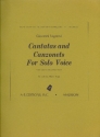 Cantatas and Canzonets for solo voice vol.1  for alto and bass voices