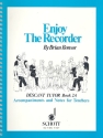 Enjoy the Recorder descant tutor vol.2  accompaniments and notes for teachers