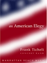 An American Elegy for concert band score and parts