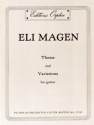 THEME AND VARIATIONS FOR GUITAR, 1964