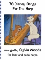 76 Disney Songs  for the harp (lever and pedal harps)