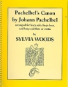 Pachelbel's Canon for harp (2 harps/ harp and flute (violin)) score