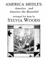 America Medley: America and America the Beautiful Harp Buch