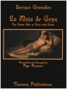 La Maja de Goya for guitar solo or voice with guitar