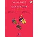 1.2.3. concert (+CD) pour 2 -3 contrebasses partition