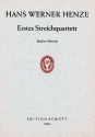 1. Streichquartett f�r Streichquartett Studienpartitur