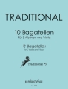 10 Bagatellen f�r 2 Violinen und Viola Partitur und Stimmen