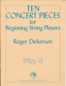 10 concert Pieces for beginning �layers for string orchestra score