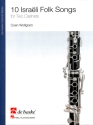 10 Israeli Folk Songs: for 2 clarinets score