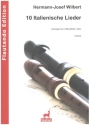 10 italienische Lieder f�r 2 Blockfl�ten (SA) 2 Spielpartituren