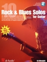 10 Rock & Blues Solos (+Online-Audio) for guitar