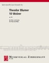 10 Walzer op.56 f�r Fl�te und Klavier Sp�tromantik