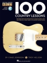 100 Country Lessons (+2 CD's): for guitar/tab