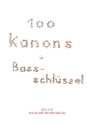 100 Kanons im Bassschl�ssel f�r 2-6 Instrumente