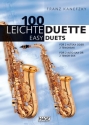 100 leichte Duette f�r 2 Altsaxophone Spielpartitur