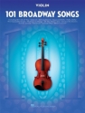 101 Broadway Songs for violin